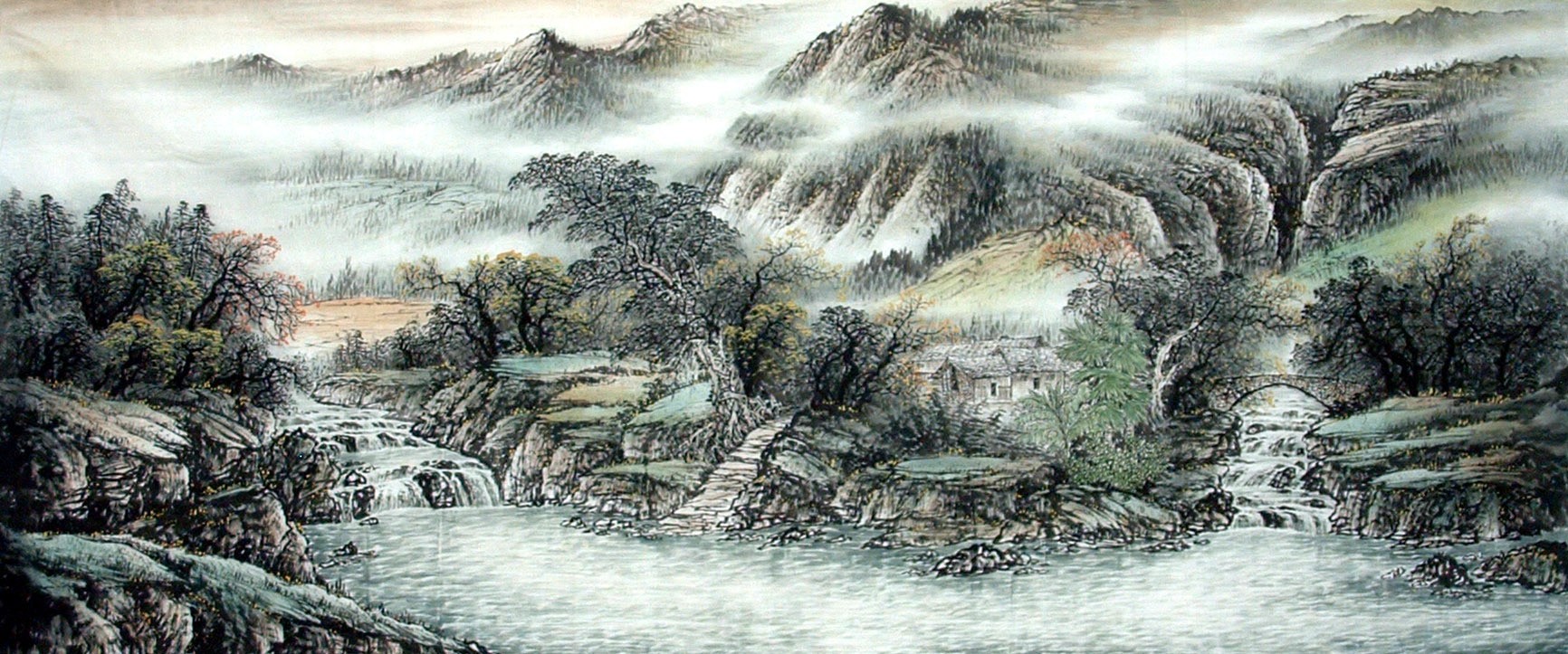 Chinese Landscape Painting - CNAG014897