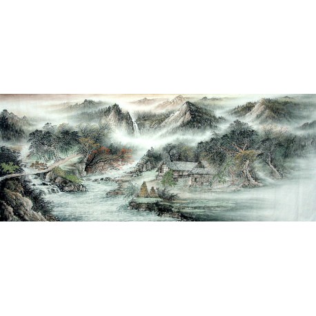 Chinese Landscape Painting - CNAG014898
