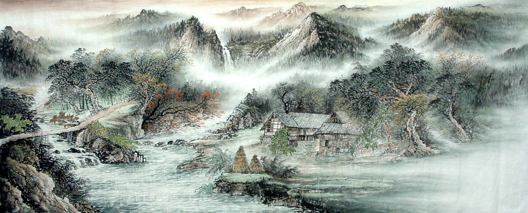 Chinese Landscape Painting - CNAG014898