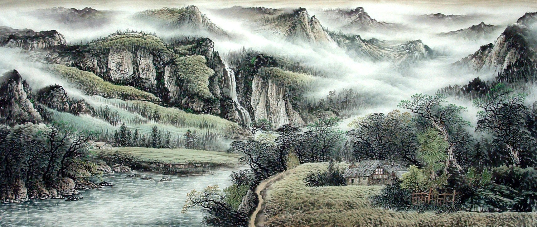 Chinese Landscape Painting - CNAG014899