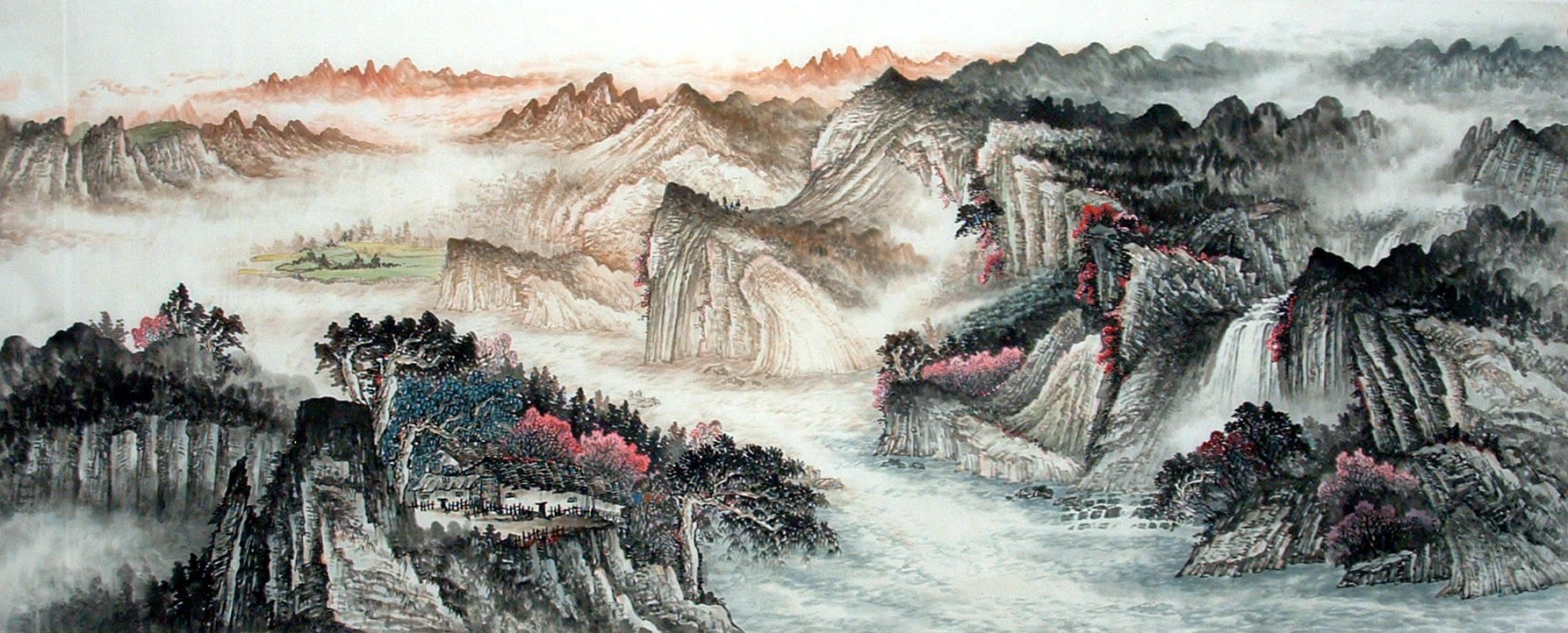 Chinese Landscape Painting - CNAG014901
