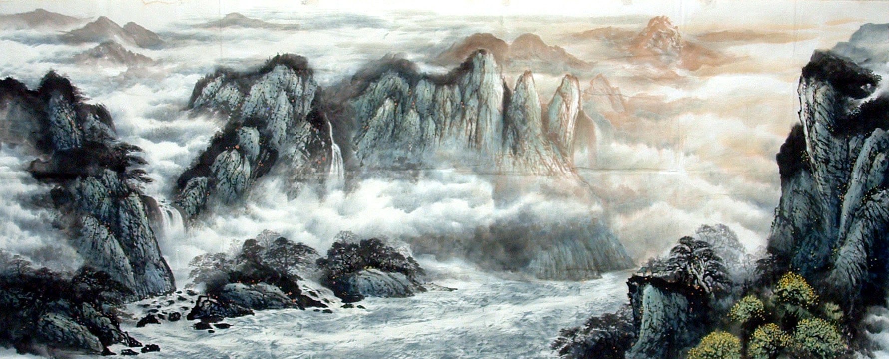 Chinese Landscape Painting - CNAG014903