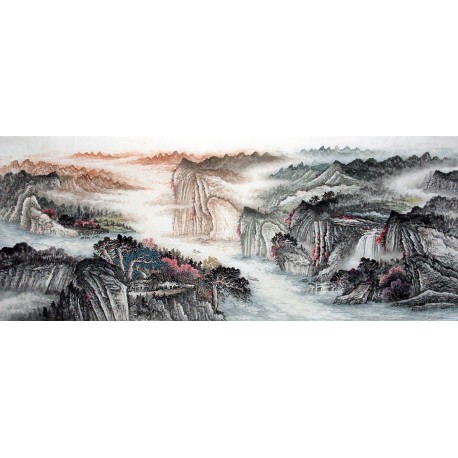 Chinese Landscape Painting - CNAG014904
