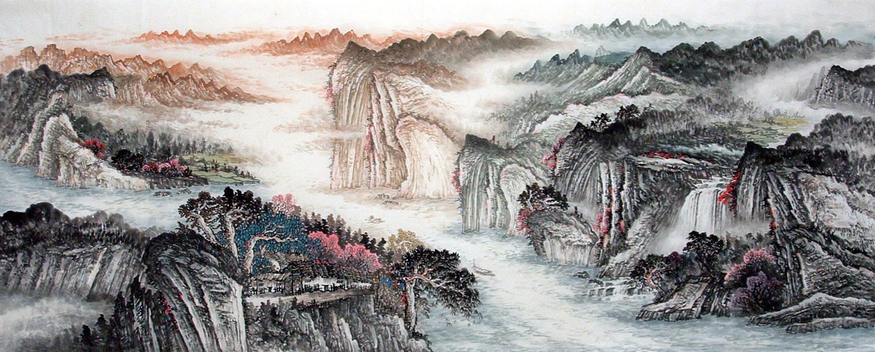 Chinese Landscape Painting - CNAG014904
