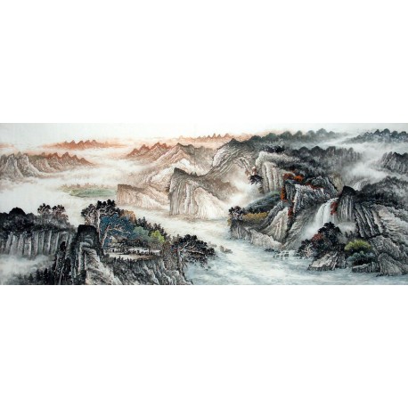 Chinese Landscape Painting - CNAG014906