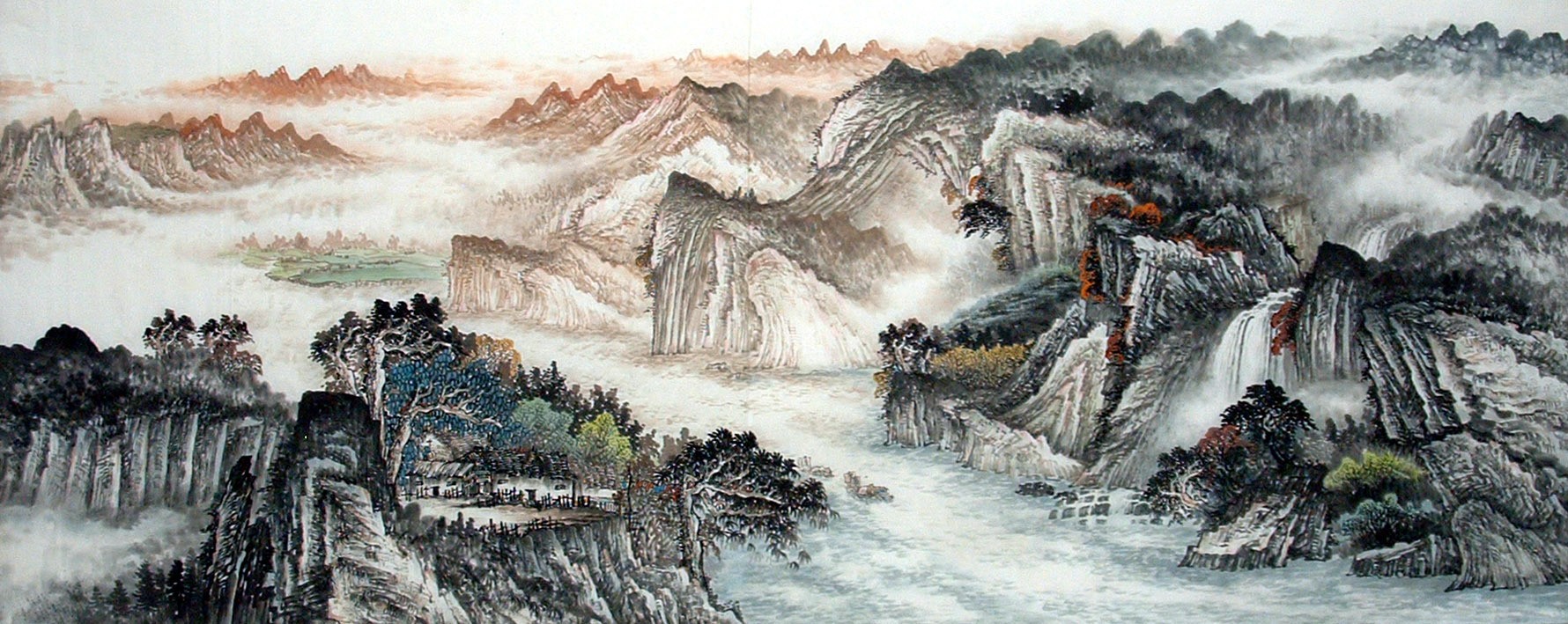 Chinese Landscape Painting - CNAG014906