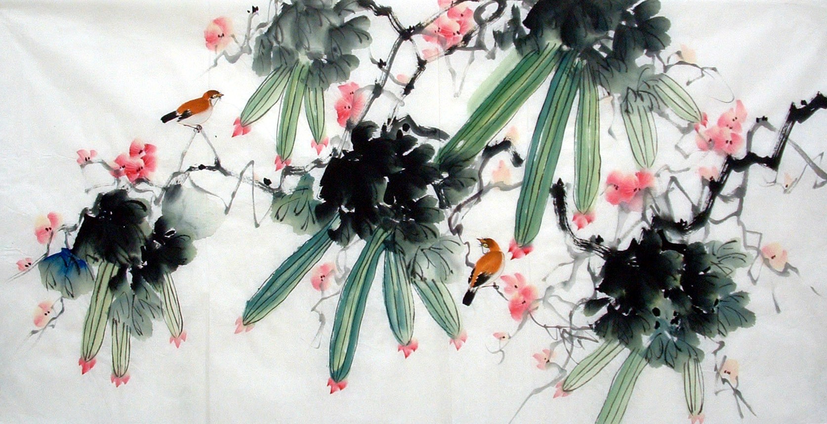 Chinese Flowers&Trees Painting - CNAG014908