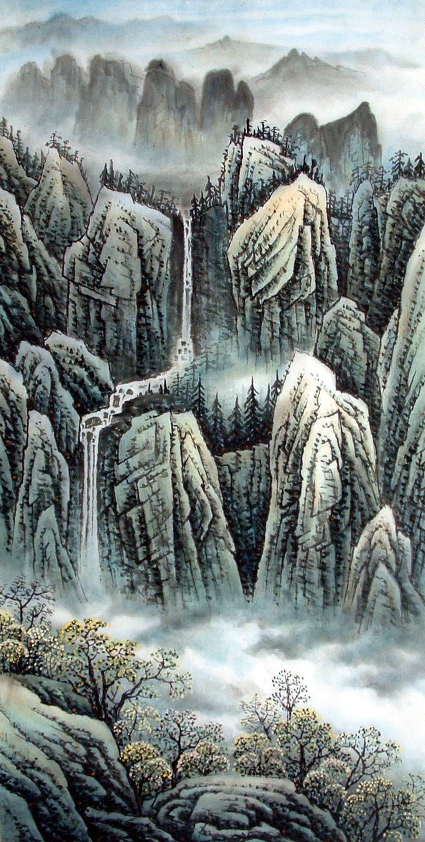 Chinese Landscape Painting - CNAG014911