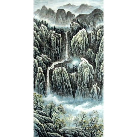 Chinese Landscape Painting - CNAG014914