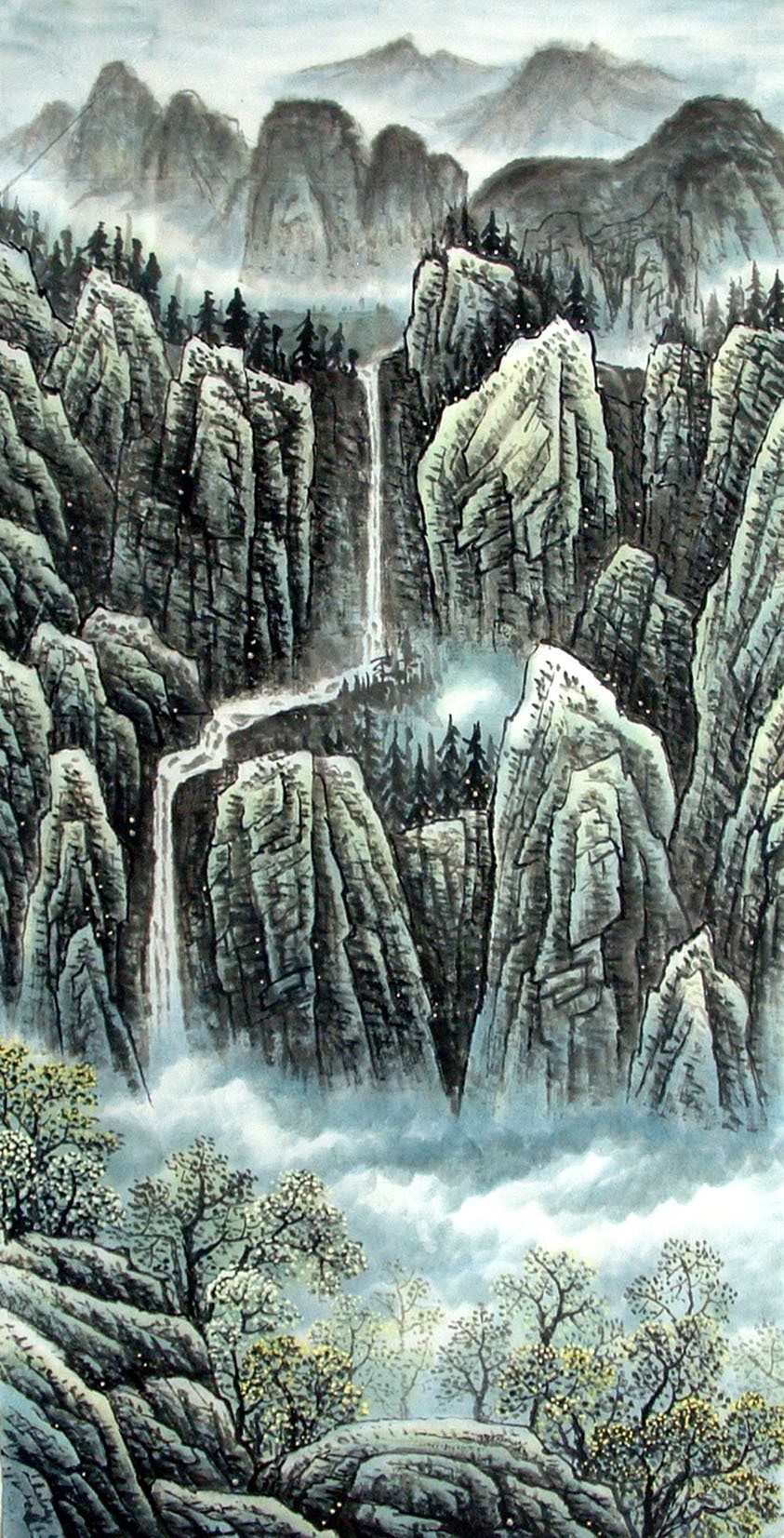 Chinese Landscape Painting - CNAG014914
