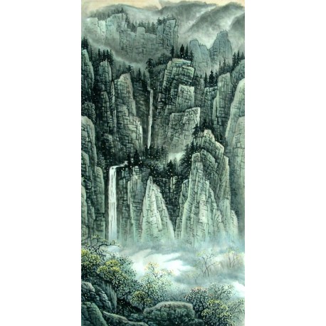 Chinese Landscape Painting - CNAG014915