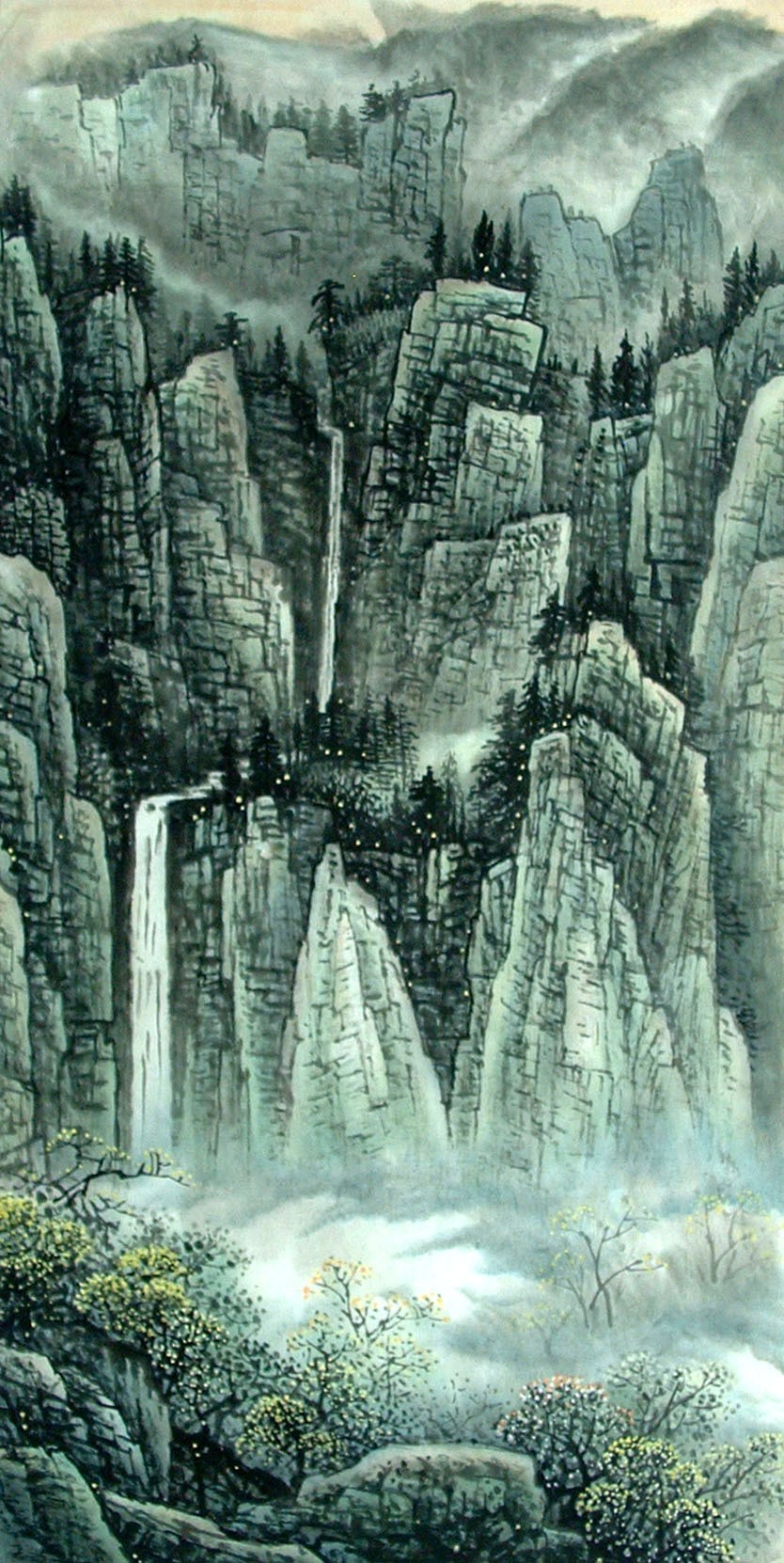 Chinese Landscape Painting - CNAG014915
