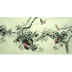 Chinese Flowers&Trees Painting - CNAG014916