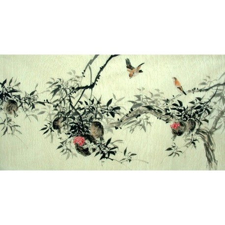 Chinese Flowers&Trees Painting - CNAG014916