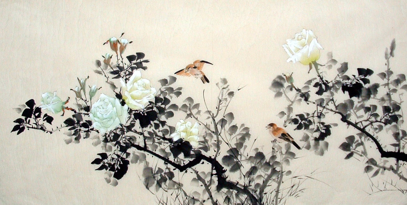 Chinese Flowers&Trees Painting - CNAG014918