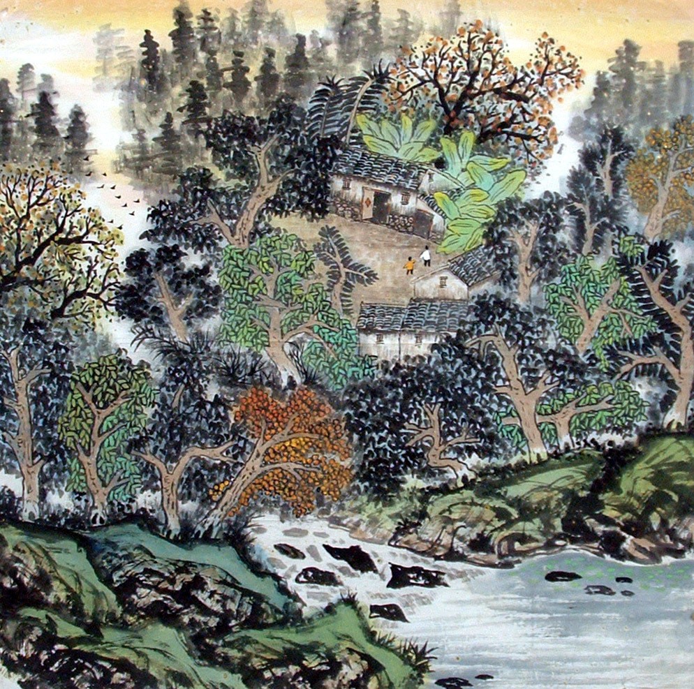 Chinese Landscape Painting - CNAG014938