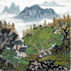 Chinese Landscape Painting - CNAG014939