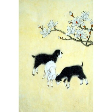 Chinese Sheep Painting - CNAG015000