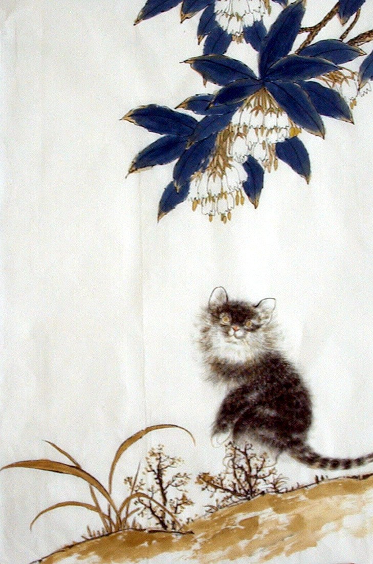 Chinese Cats Painting - CNAG015004