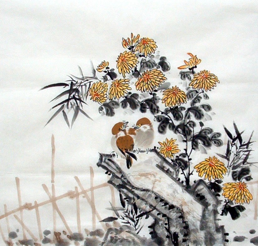 Chinese Flowers&Trees Painting - CNAG015014