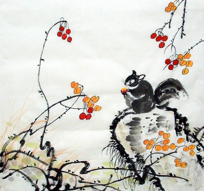 Chinese Flowers&Trees Painting - CNAG015022