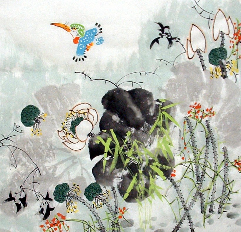 Chinese Flowers&Trees Painting - CNAG015027