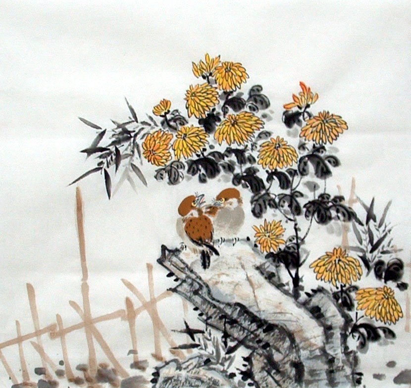 Chinese Flowers&Trees Painting - CNAG015028