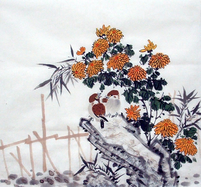 Chinese Flowers&Trees Painting - CNAG015030