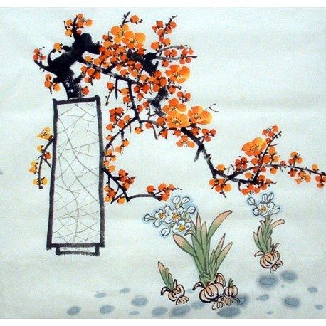 Chinese Flowers&Trees Painting - CNAG015032