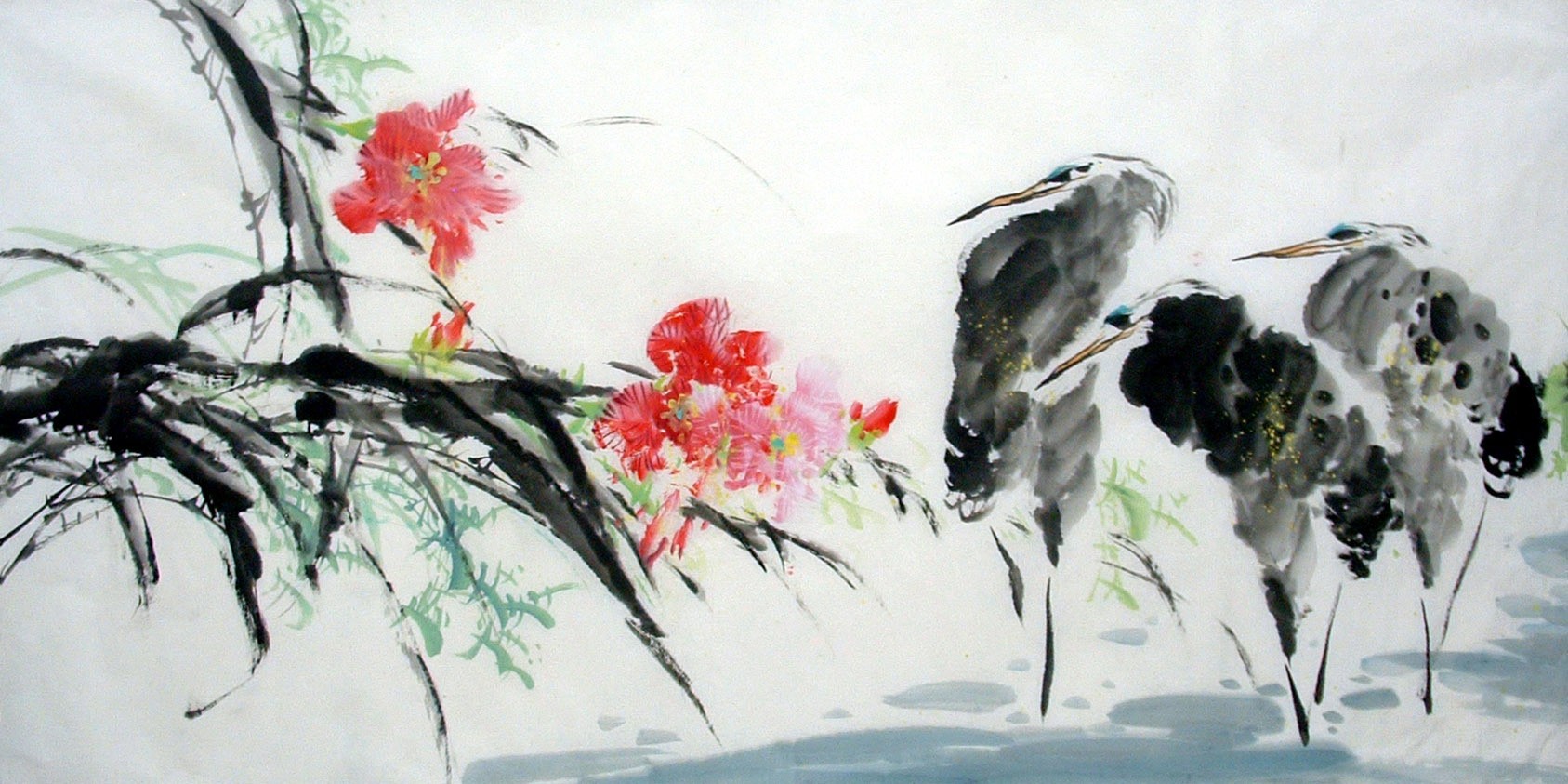 Chinese Flowers&Trees Painting - CNAG015033