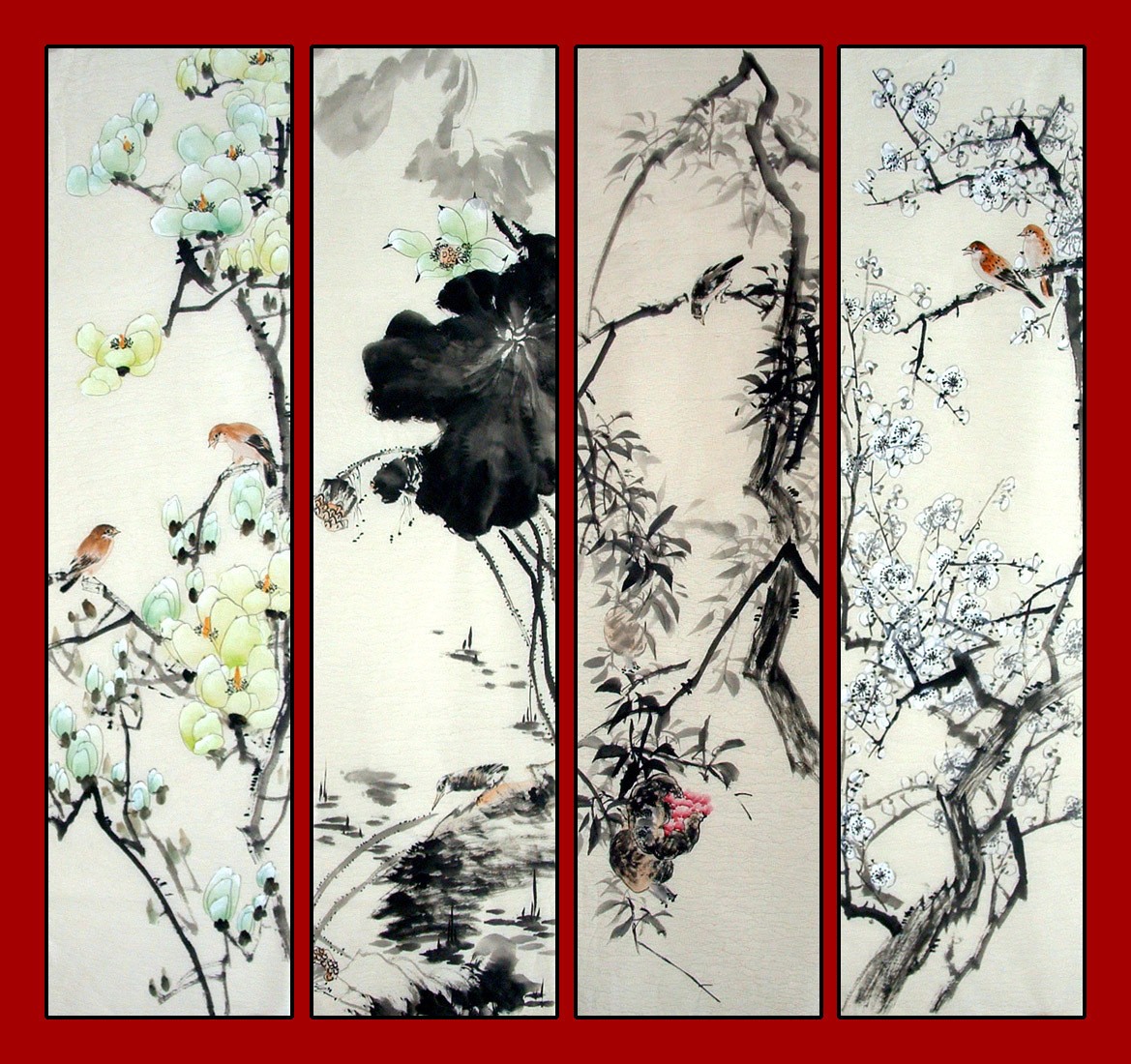 Chinese Flowers&Trees Painting - CNAG015036