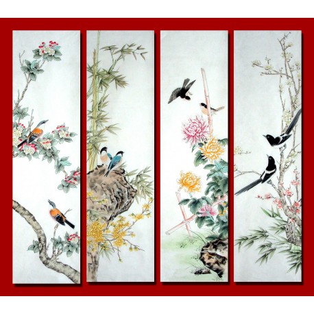 Chinese Flowers&Trees Painting - CNAG015038