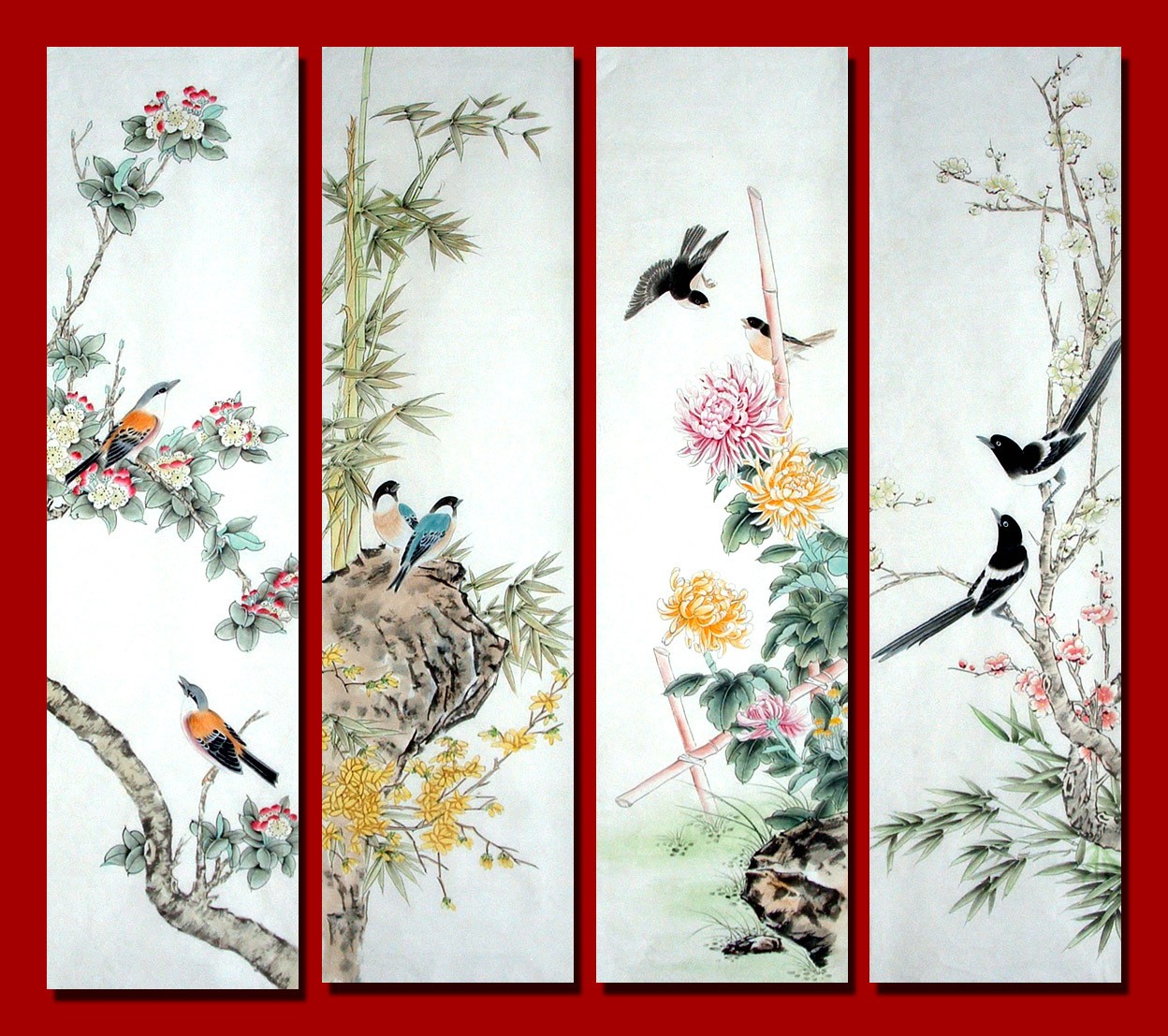 Chinese Flowers&Trees Painting - CNAG015038