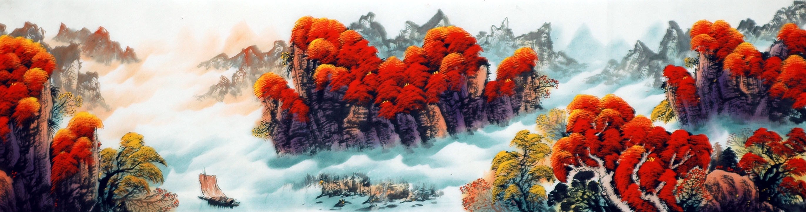 Chinese Landscape Painting - CNAG015046