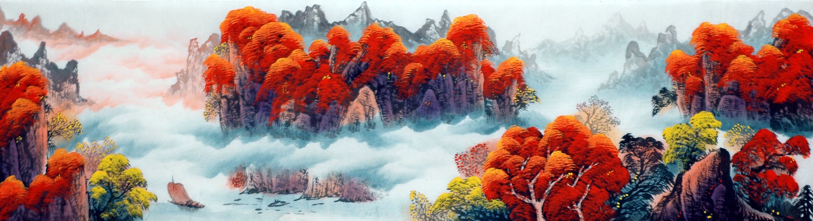 Chinese Landscape Painting - CNAG015048