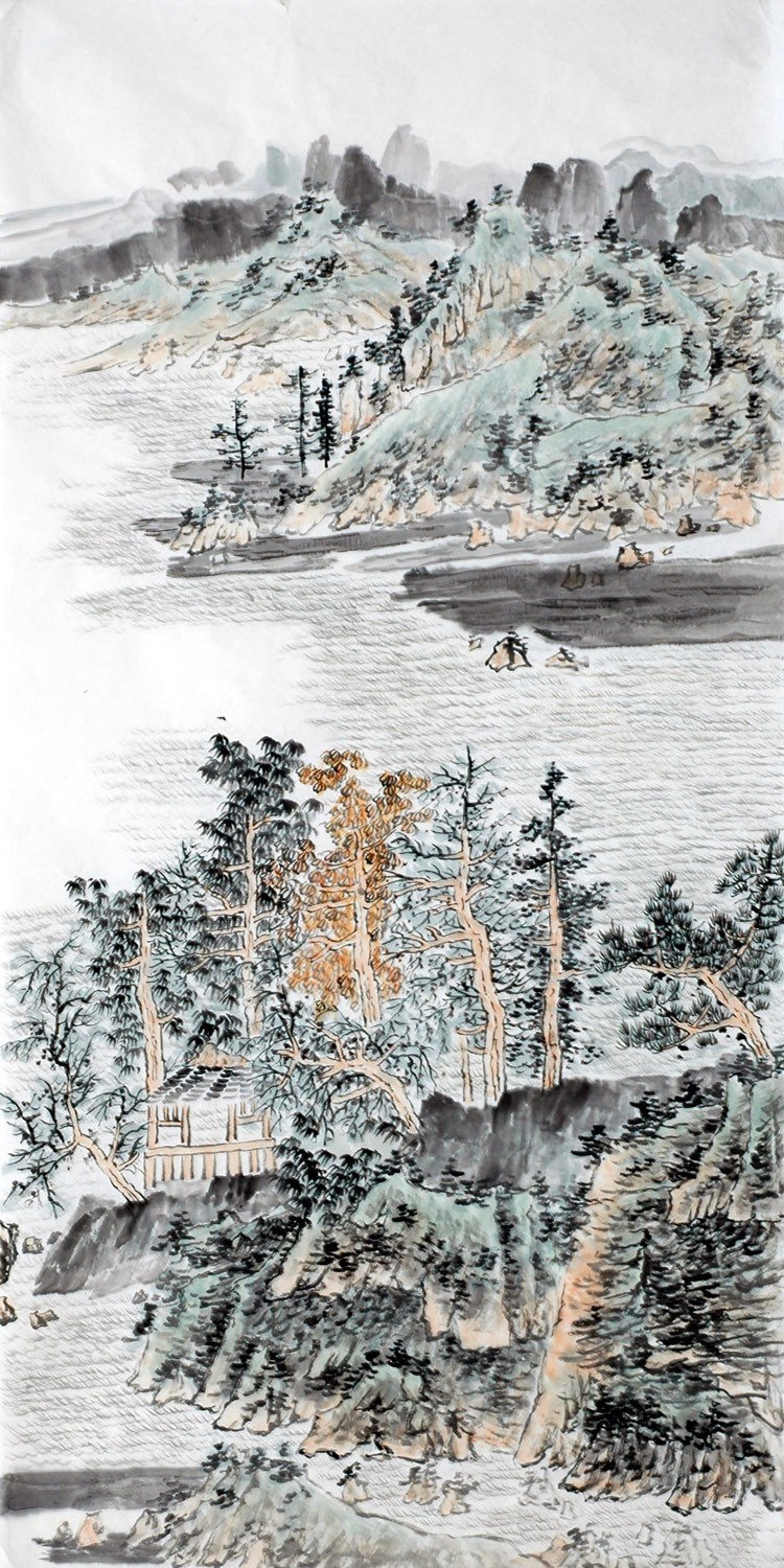 Chinese Landscape Painting - CNAG015053