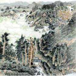 Chinese Landscape Painting - CNAG015054