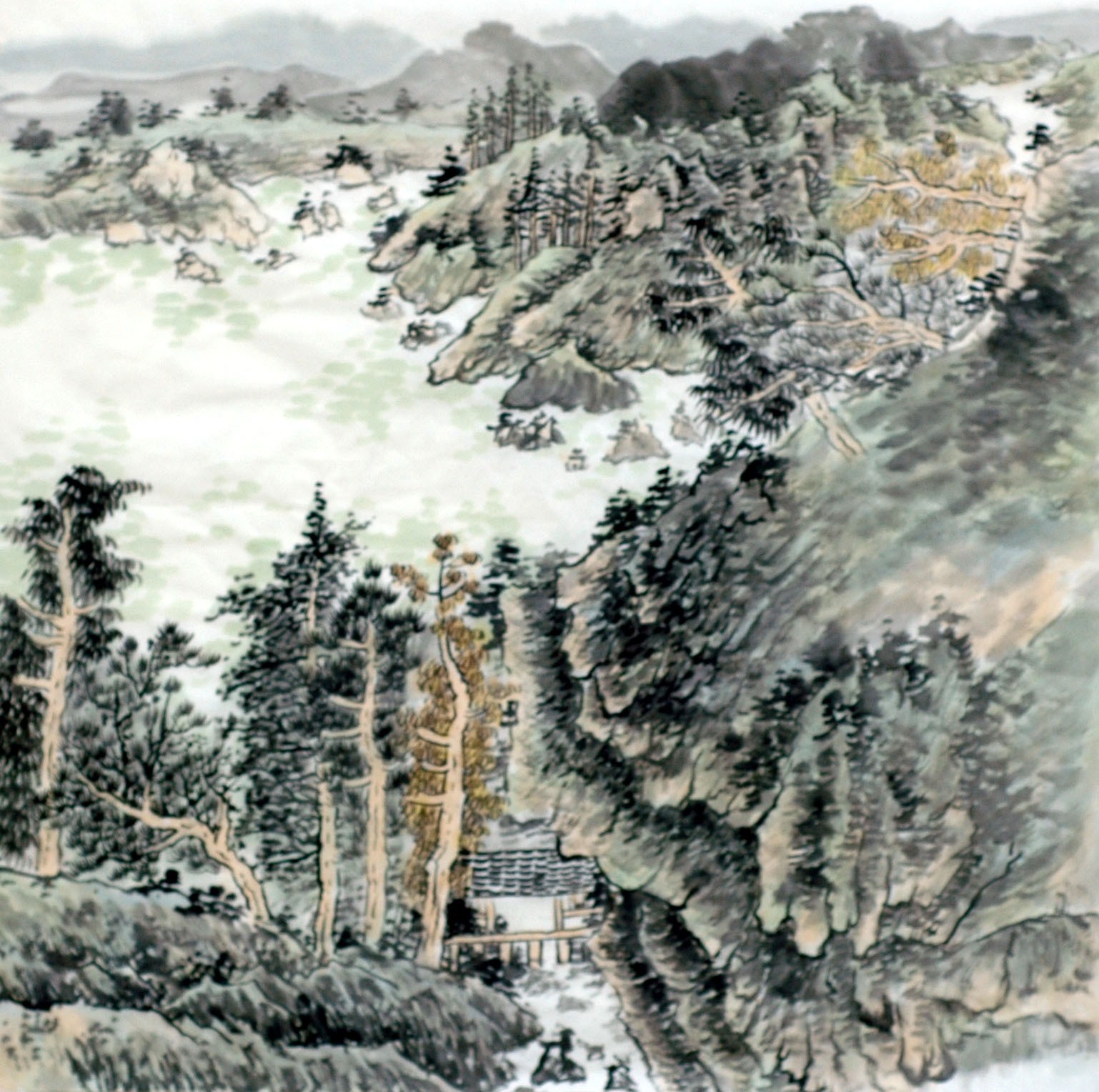 Chinese Landscape Painting - CNAG015054