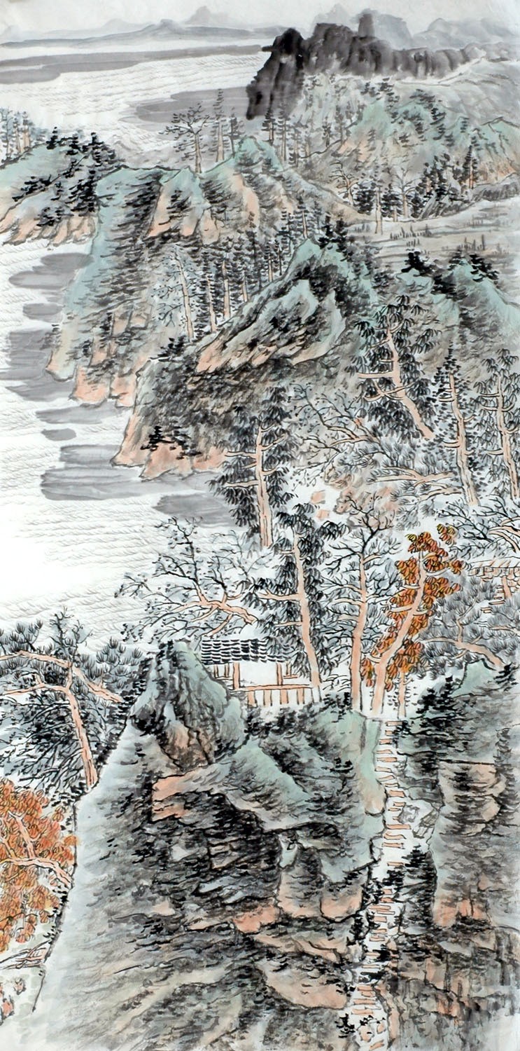 Chinese Landscape Painting - CNAG015055