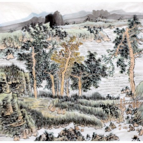 Chinese Landscape Painting - CNAG015057