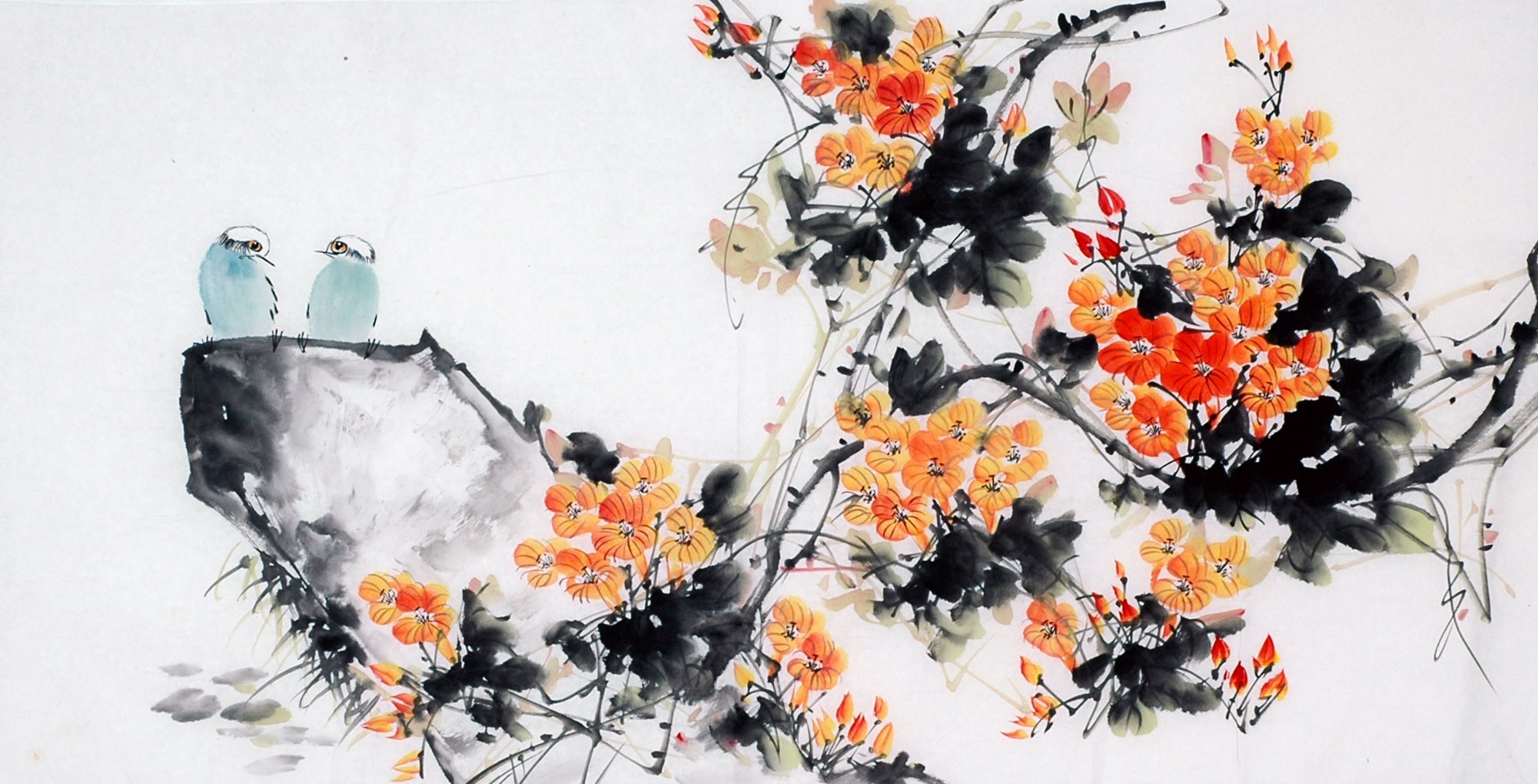 Chinese Flowers&Trees Painting - CNAG015068