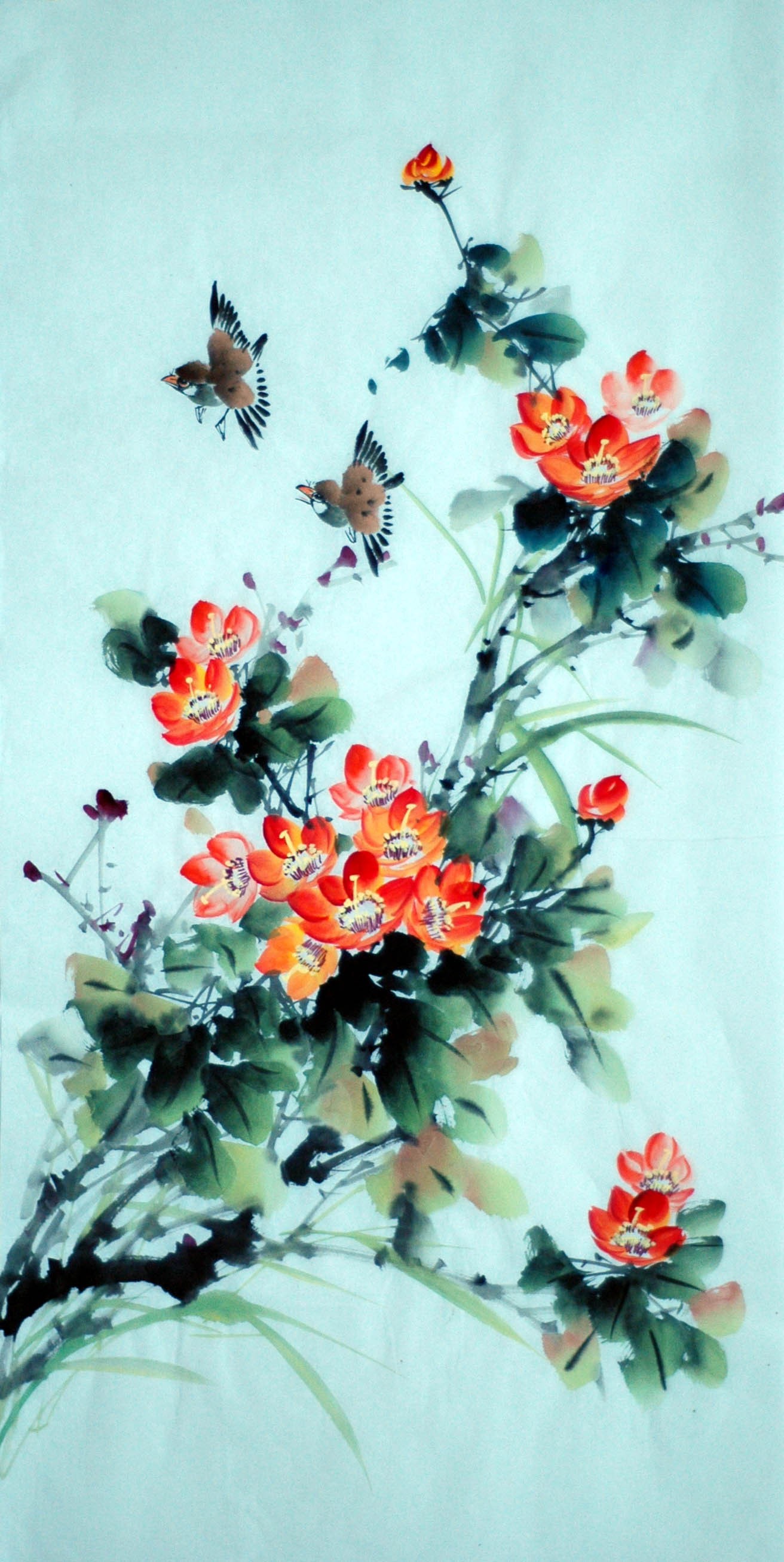 Chinese Flowers&Trees Painting - CNAG015069