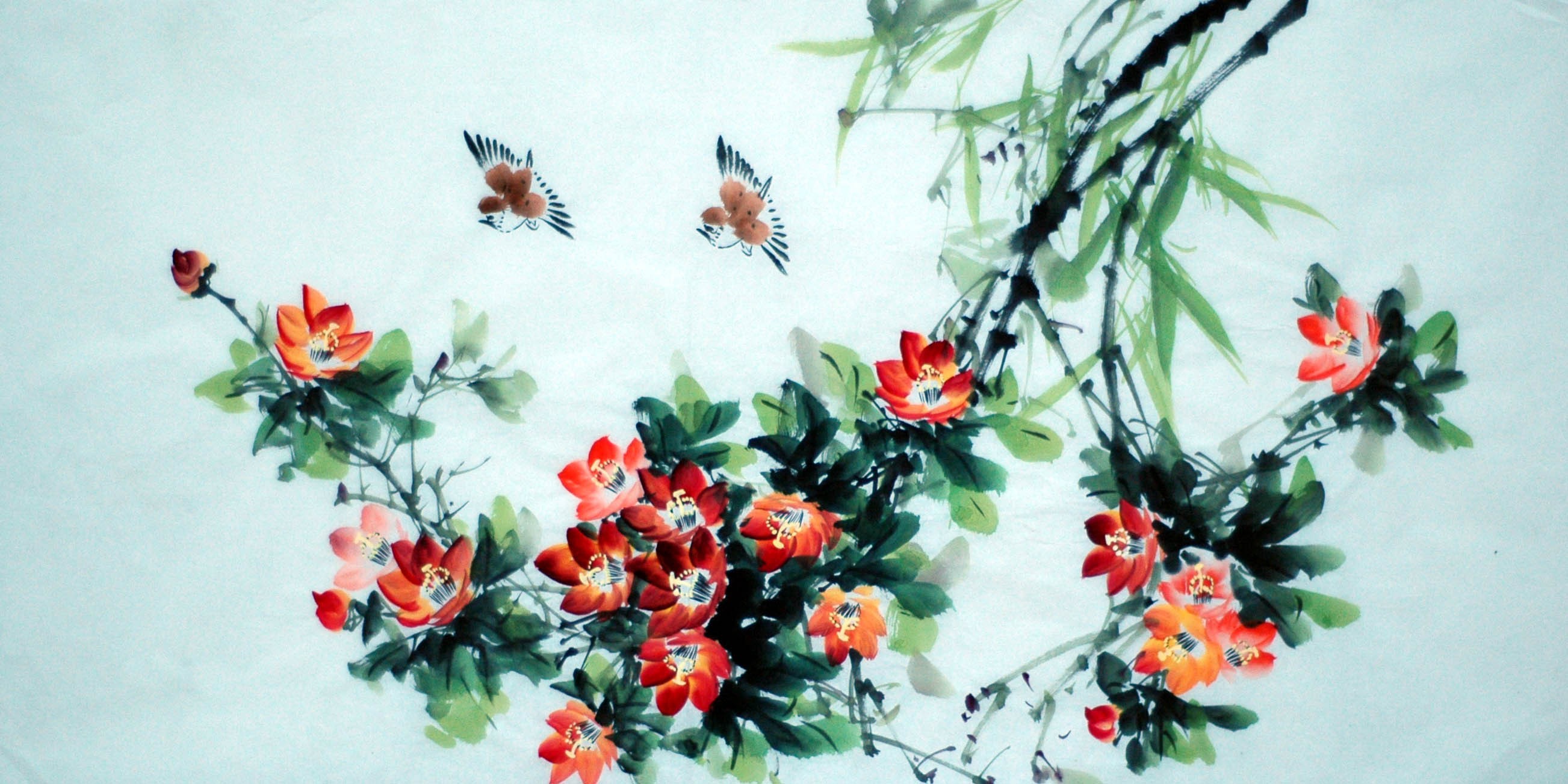 Chinese Flowers&Trees Painting - CNAG015070