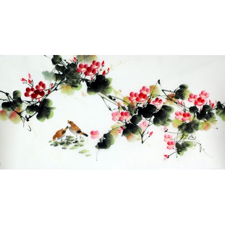Chinese Flowers&Trees Painting - CNAG015072
