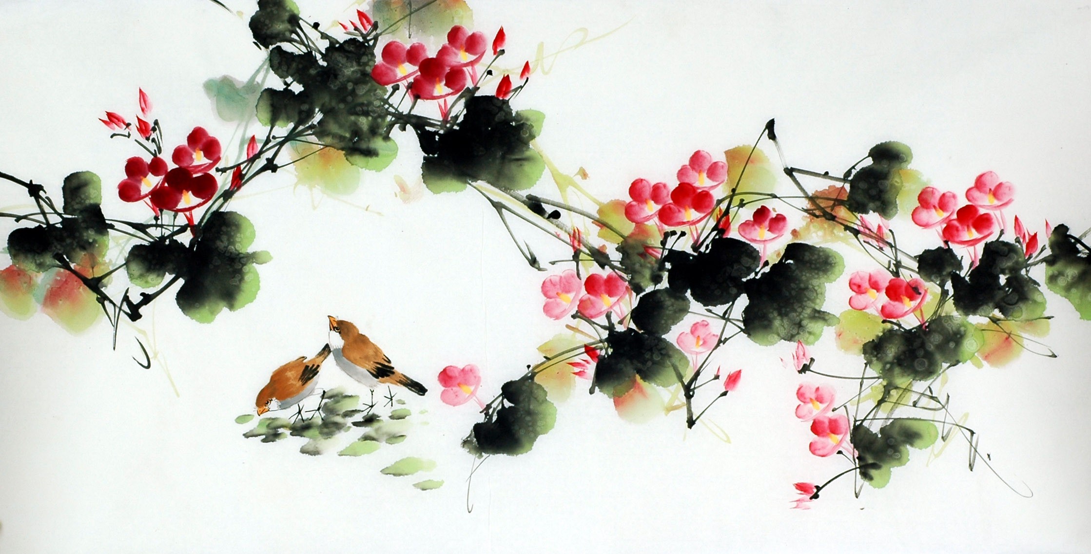 Chinese Flowers&Trees Painting - CNAG015072