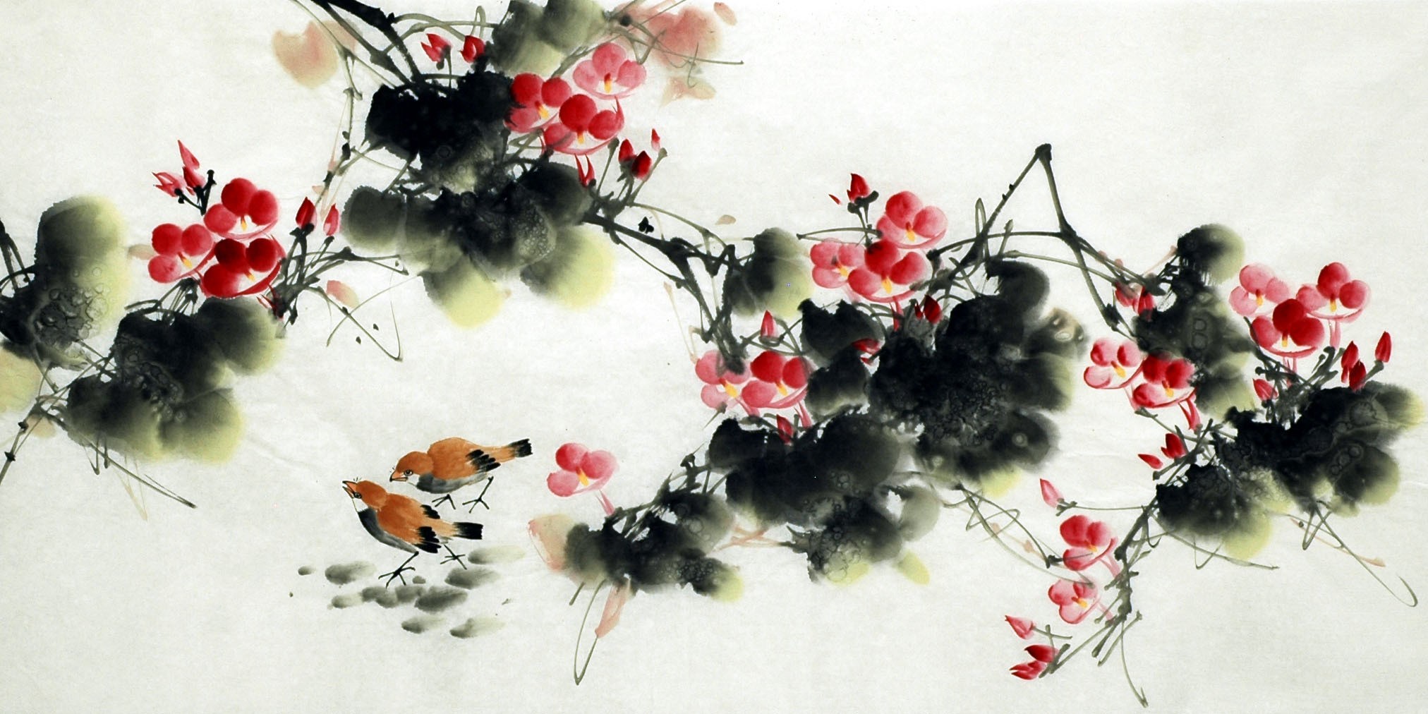 Chinese Flowers&Trees Painting - CNAG015073