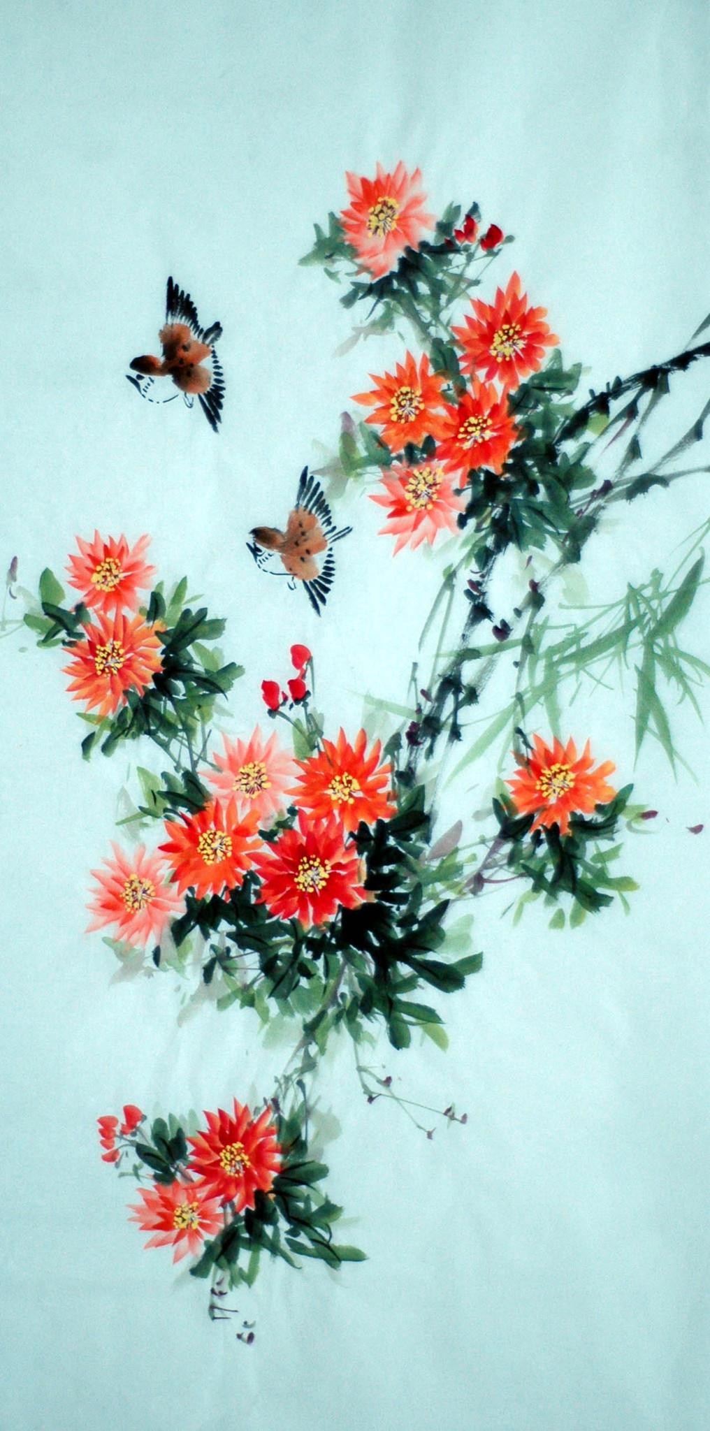 Chinese Flowers&Trees Painting - CNAG015086