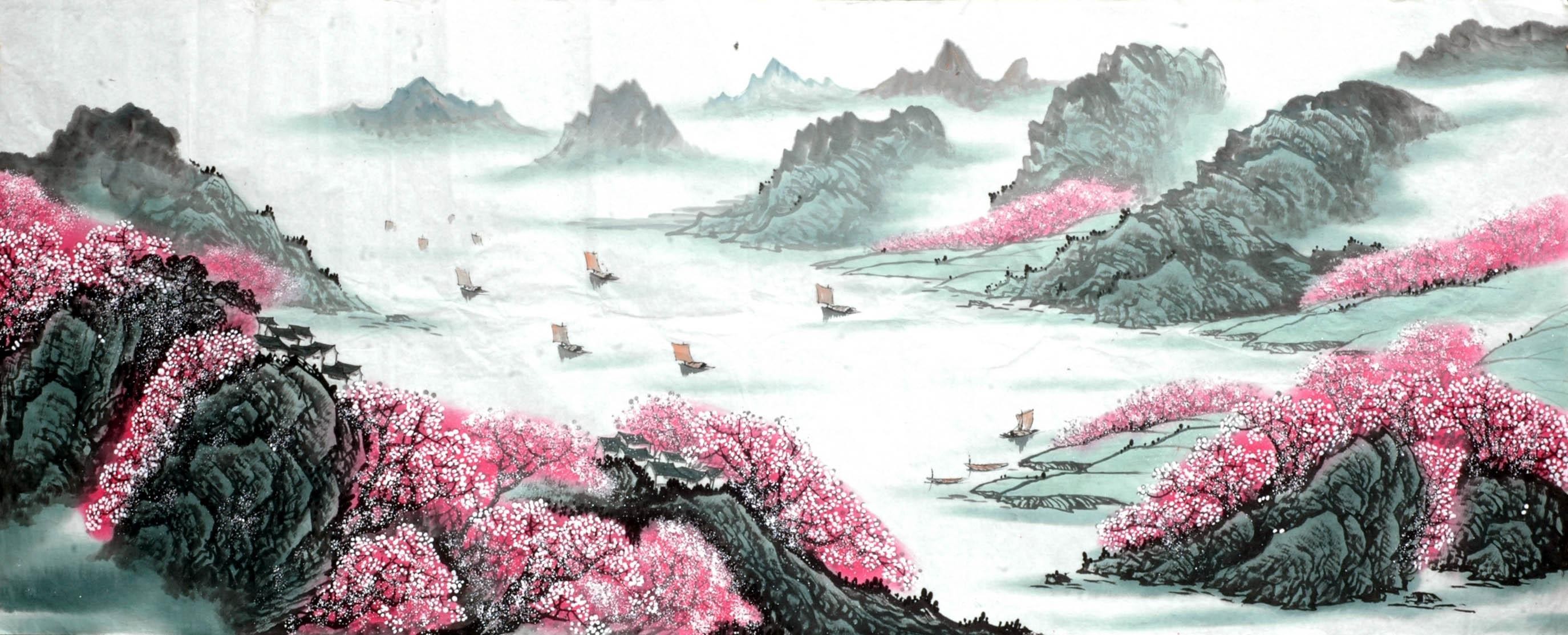 Chinese Landscape Painting - CNAG015090