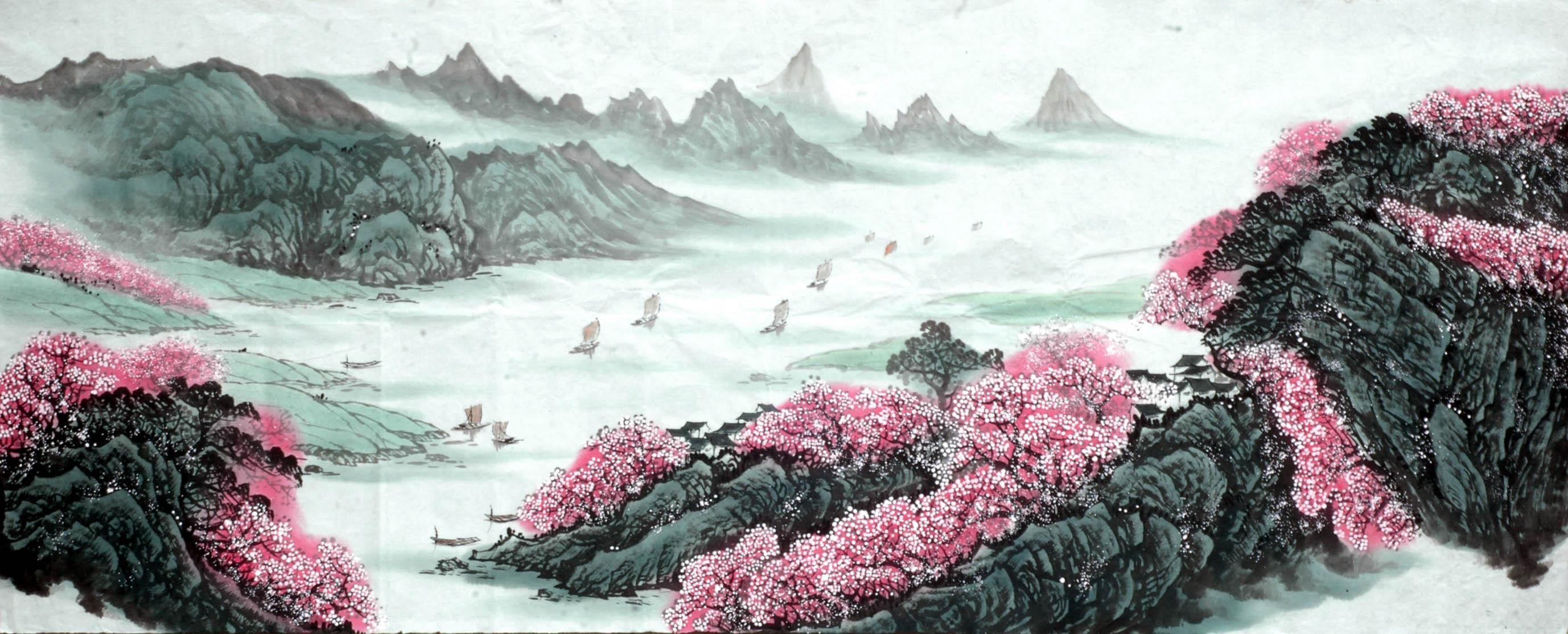 Chinese Landscape Painting - CNAG015095