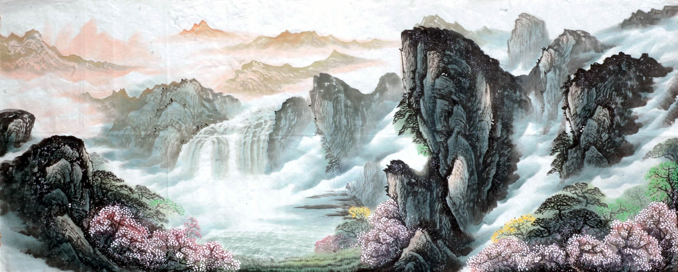 Chinese Landscape Painting - CNAG015096